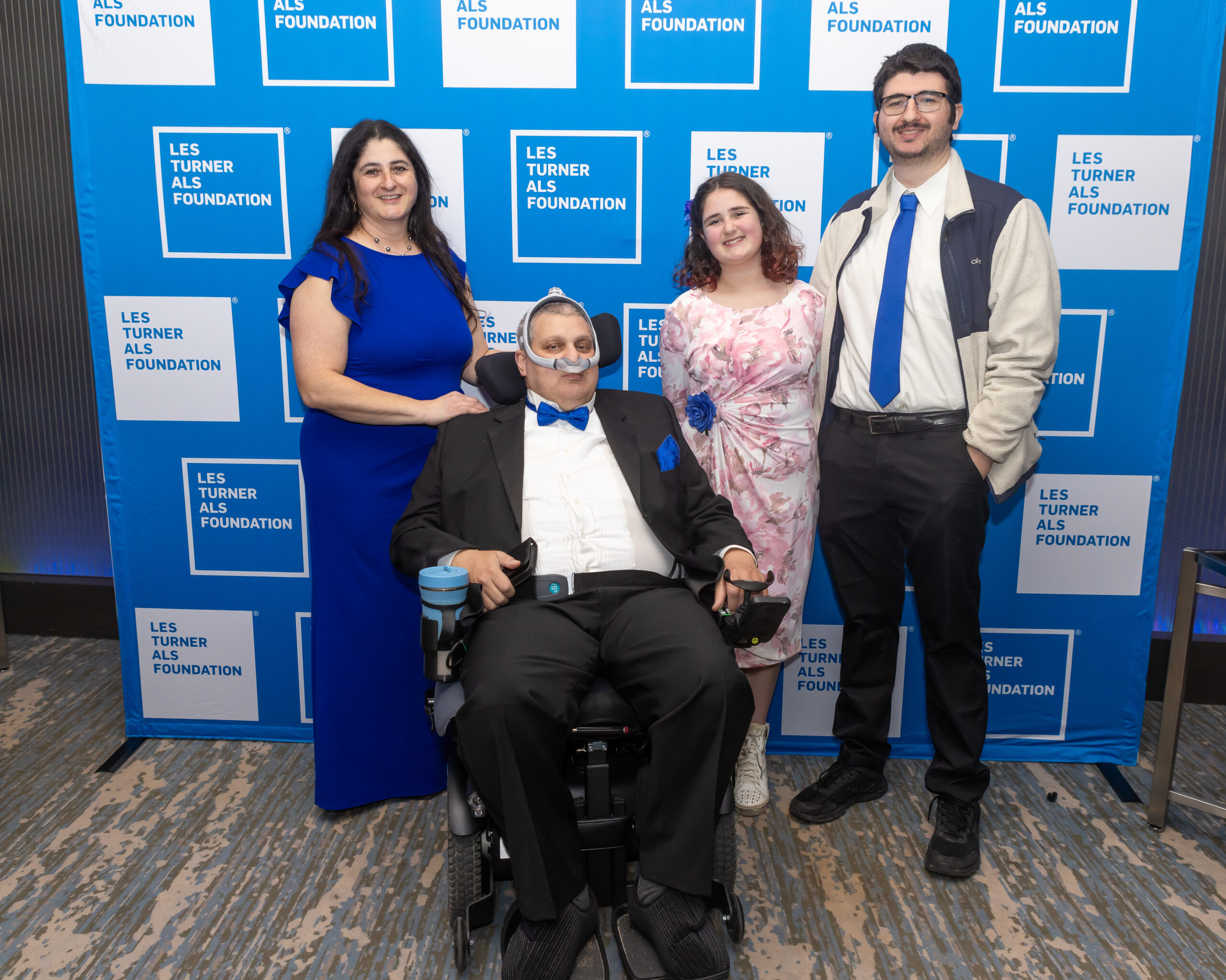 Gala attendees posing for a photo