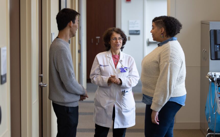 Dr. Driss at the Lois Insolia Clinic