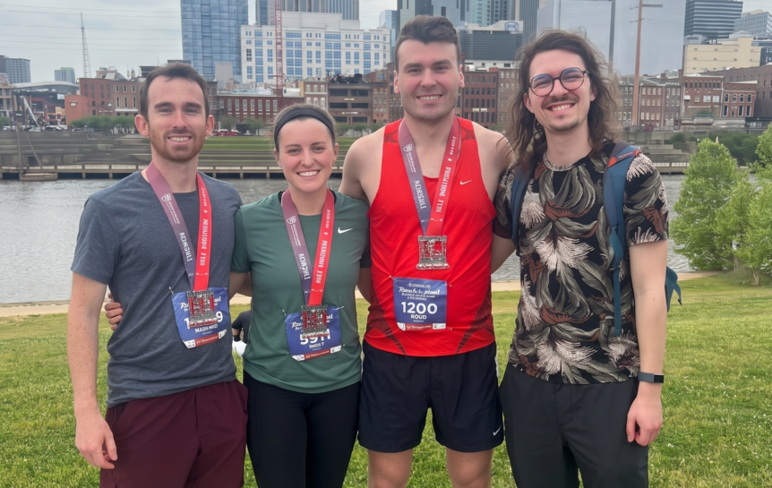 Team Race for ALS members Kevin, Haley, Ross, and Trevor